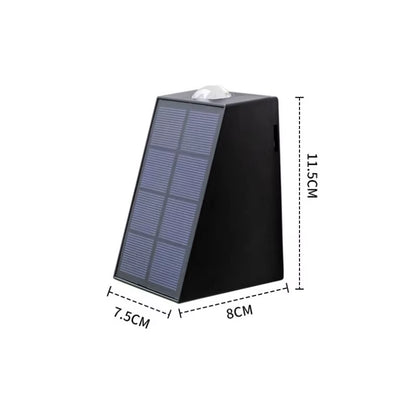 Solar Outdoor Wall Light Waterproof Garden Decor Lights Street Solar LED Lamp for Patio Fence Porch Balcony