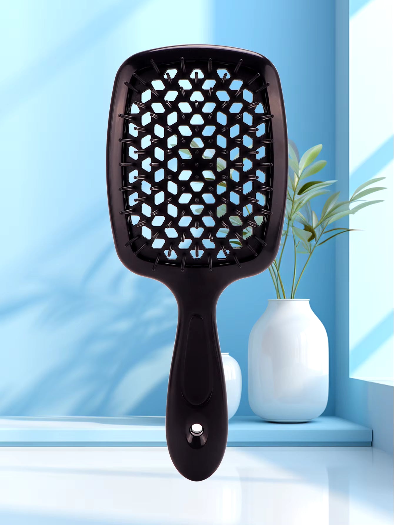 Air Cushion Comb Tangled Hair Comb Hair Brush Massage Anti-Static Hollow Out Wet Curly Hair Brushes Barber Styling Tool