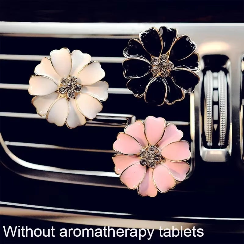 Car Air Outlet Fragrant Perfume Clip Air Freshener Diffuser Universal Exquisite Diamond Car Air Conditioning Air Clip Decorative