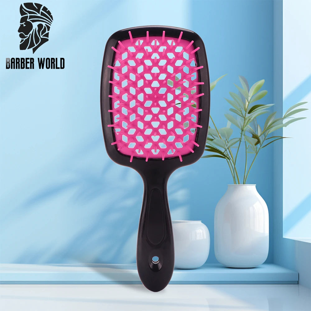 Air Cushion Comb Tangled Hair Comb Hair Brush Massage Anti-Static Hollow Out Wet Curly Hair Brushes Barber Styling Tool