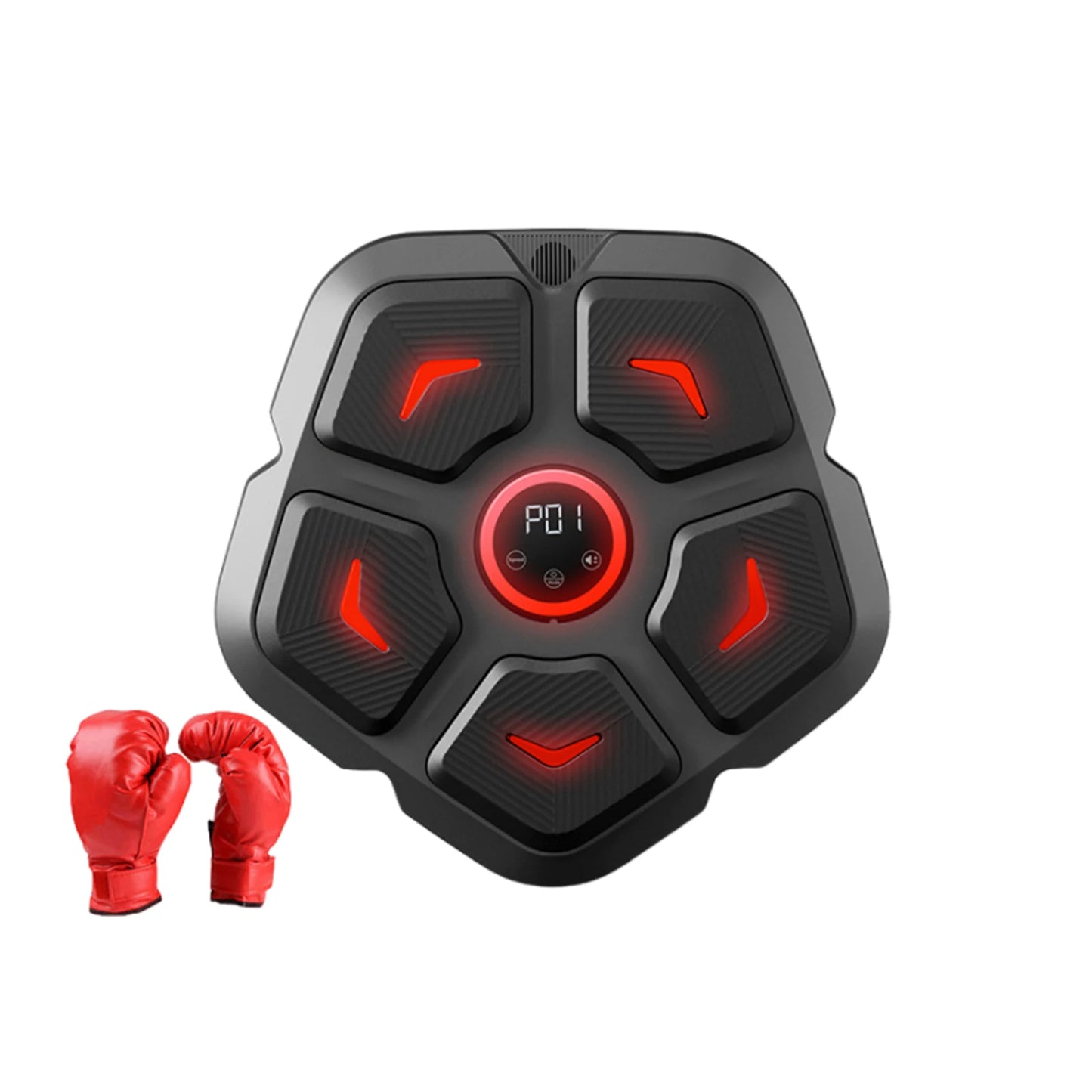 Music Boxing Machine Smart Boxing Target Electronic Boxing Pads Sports Fitness Boxing Trainer Home Exercise Response Wall Target