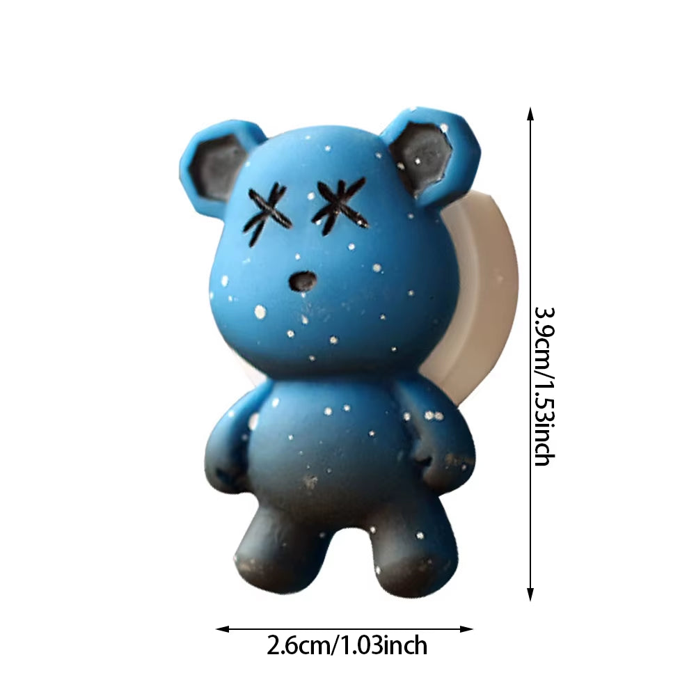 Cartoon Bear Car Air Outlet Perfume Clips Air Conditioning Air Outlet Aromatherapy Clip Accessories Outlets Air-Freshener