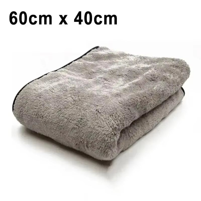 Microfiber Towel 75*35Cm Car Wash Cloth Auto Cleaning Door Window Care Thick Strong Water Absorption Dry Cloth for Car Detailing