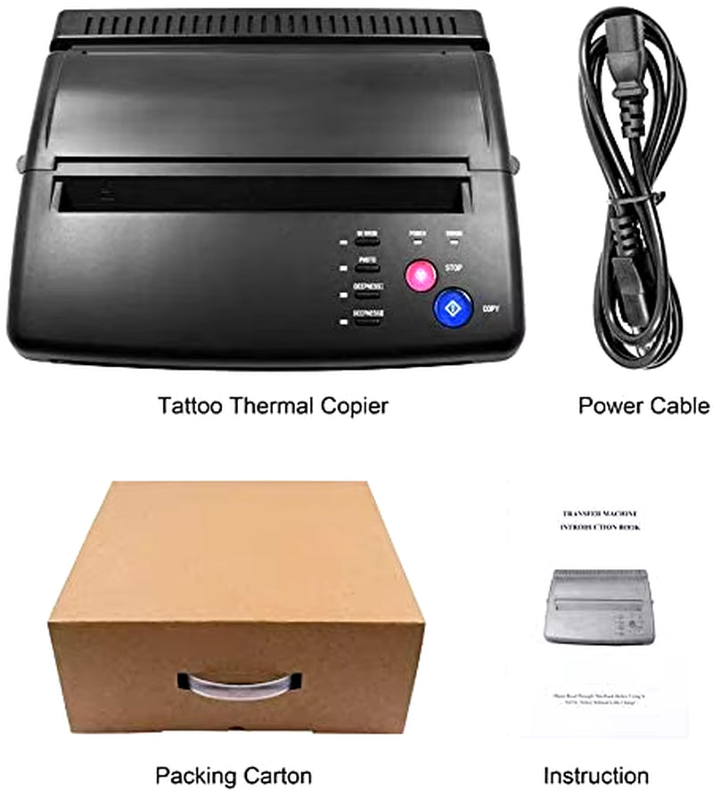 Tattoo Transfer Machine Device Copier Printer Drawing Thermal Stencil Maker Tools for Tattoo Photos Transfer Paper Copy Printing