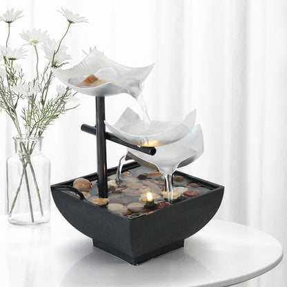 New Home Decoration Flowing Water Ornaments Desktop Fountain Crafts for Home Decor