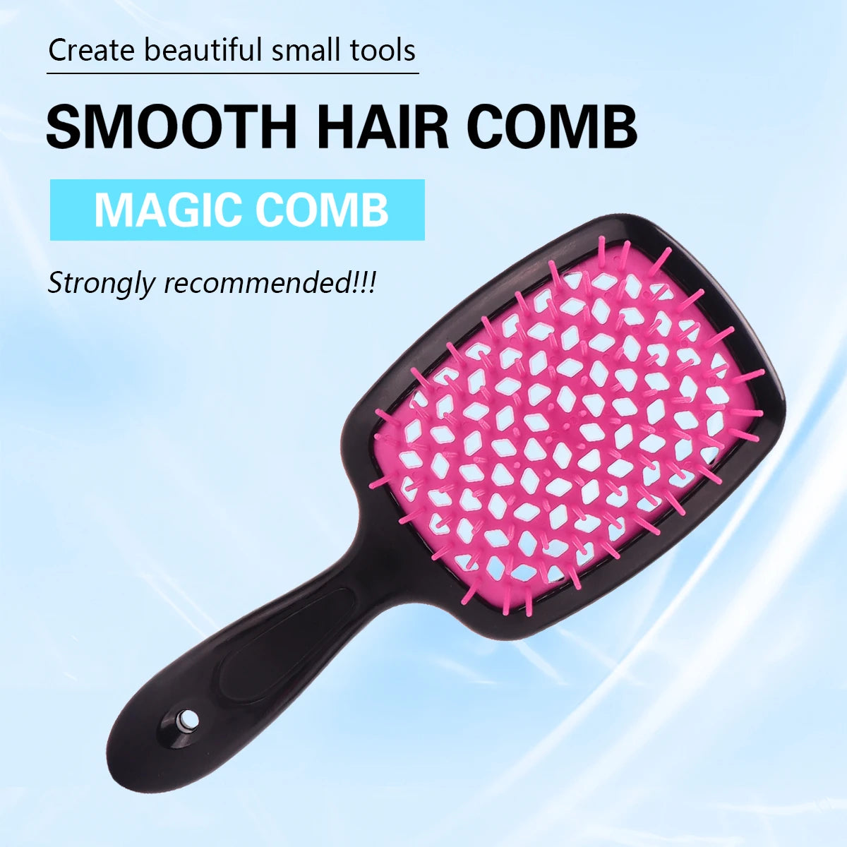 Air Cushion Comb Tangled Hair Comb Hair Brush Massage Anti-Static Hollow Out Wet Curly Hair Brushes Barber Styling Tool